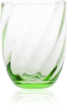 Anna von Lipa  - Waterglas Swirl Light Green (set van 6) - Waterglazen