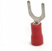 Ohmeron Vork/Kabelschoen M5 Rood - 25 stuks