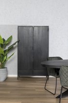 Buffetkast Sem 100x40x170 cm mangohout en metaal