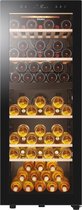 Haier Wine Bank 50 Serie 5 HWS79GDG Refroidisseur de vin compresseur Autoportante Noir 77 bouteille(s)