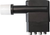 MegaSat Multifeed Quattro-LNB Feed-opname: 23 mm, 40 mm vergulden aansluiting, Weerbestendig
