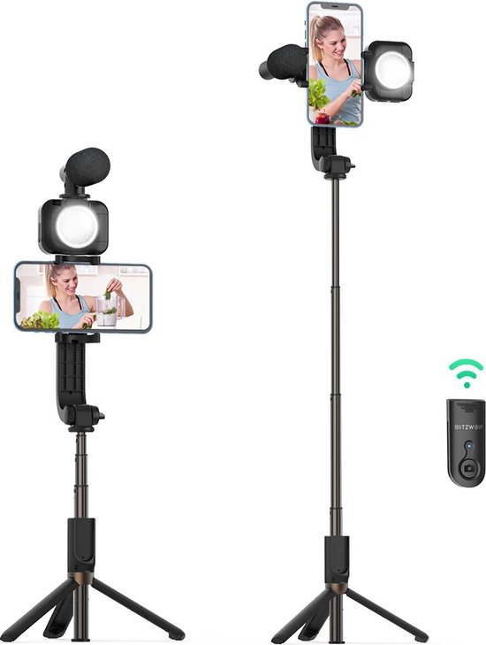 ELEGIANT bluetooth Selfie Çubuğu Tripod onopod 360 ° Dönüş Ayarlanabilir Telesk
