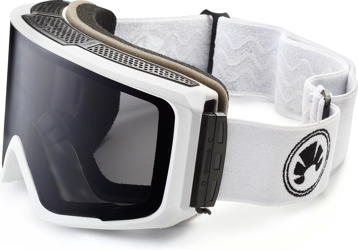 Bakedsnow Skibril - Config black - Magnetische lens - Unisex Ski & Snowboard goggle met magnetische lens