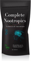 Holland Rose™ Complete Nootropics focus supplementen - Nootropic Capsules - Vitamine B - Brain booster - Studeerpillen - Examen - Versterkt concentratie & prestatievermogen - Cognitieve supplementen - Vegan - Ashwagandha & l-theanine - Ayurveda