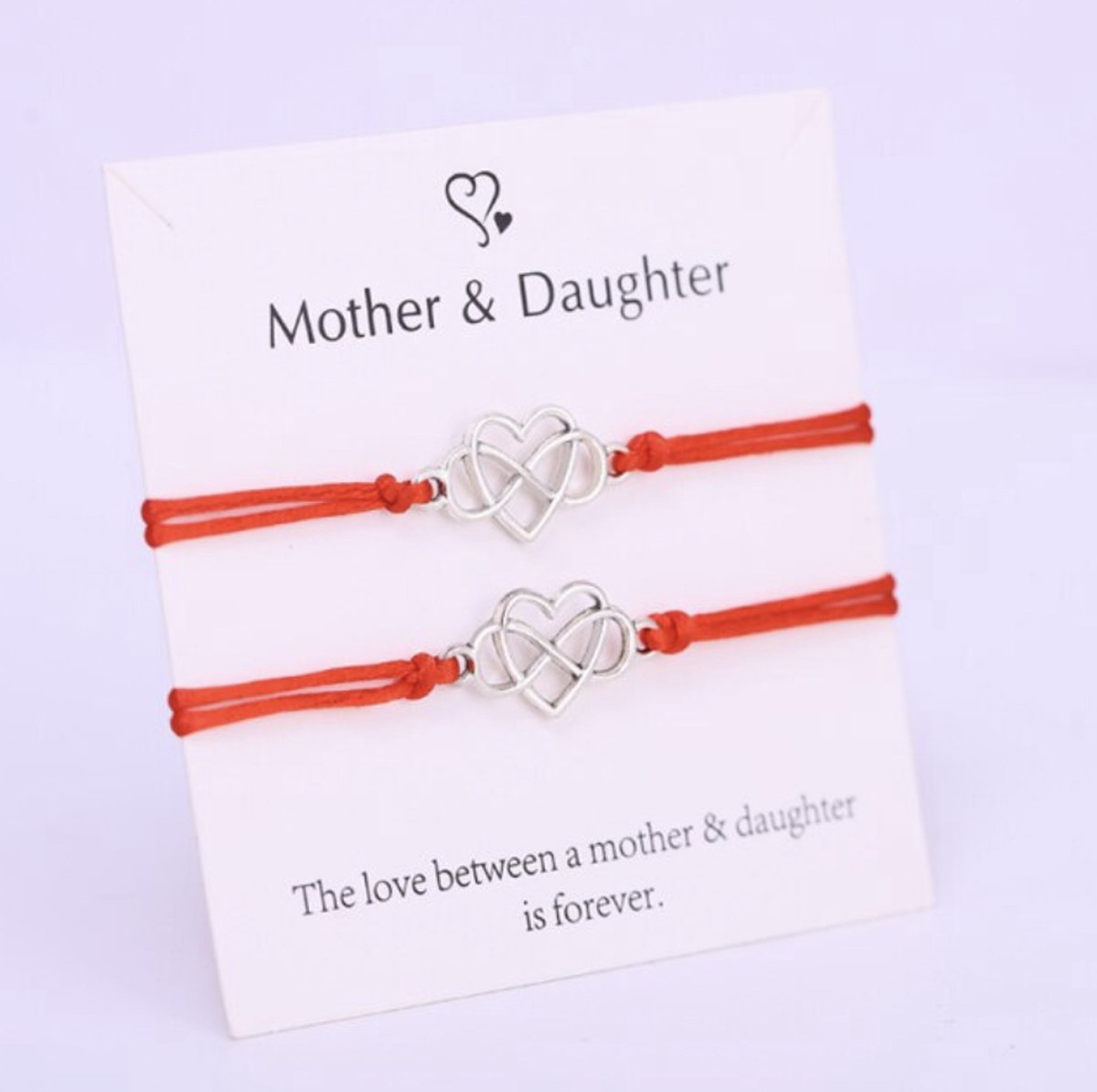 Moeder dochter armband -Moederdag cadeau-cadeau voor moeder -Moeder Dochter cadeau -vriendschaps armband- moeder en dochter armband -mother & Daughter armband