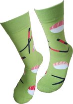 Verjaardag cadeau - Grappige sokken - Sushi sokken - Leuke sokken - Vrolijke sokken – Valentijn Cadeau - Luckyday Socks - Cadeau sokken - Socks waar je Happy van wordt – Maat L-XL