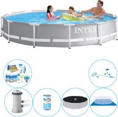 Set combiné piscine - Prism Frame Round 366x76 cm