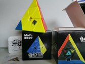 MOYU® Pyramid Magnetische Puzzelkubus - SpeedCube Zonder Stickers - Licht en Soepel voor Wedstrijden