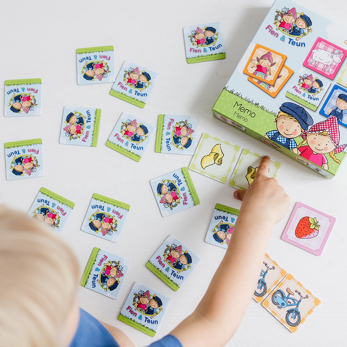 Fien & Teun memo spelletje - geheugen spel educatief spelgoed - boerderij - Bambolino Toys - Vanaf 3 jaar — afbeelding 8