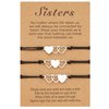 foto van Bixorp Friends Vriendschapsarmbandjes voor 3 met Zilverkleurige Hartjes - BFF ArmbandMeisjes - Best Friends Armband Vriendschap Cadeau voor Drie
