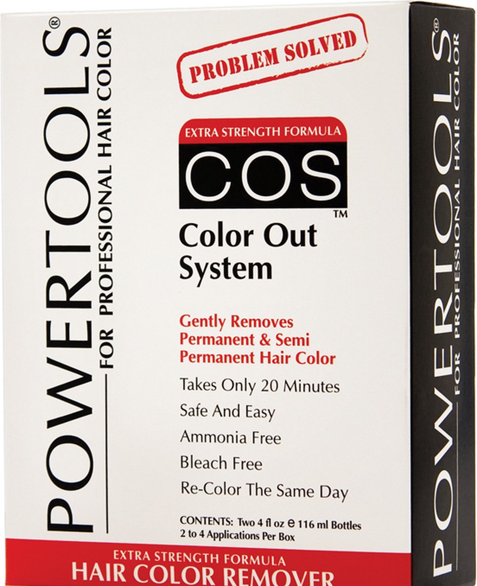 COS, The Original Color Out System Pre Pak 2 x 118 ml , Dennis Bernards PowerTools