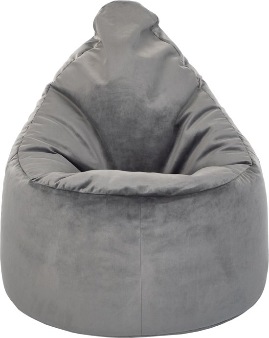 Loft 25 adulte pouf à dossier haut chaise velours tissu intérieur salon Gaming pouf chaise longue avec Design ergonomique