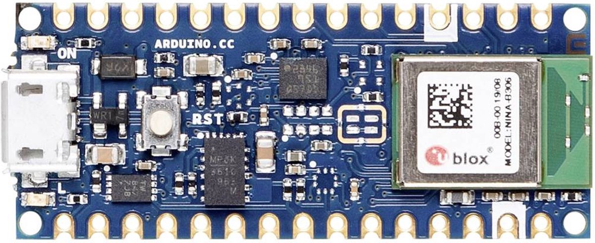 Arduino Nano 33 BLE with headers Development-board Nano ARM® Cortex®-M4