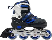 Street Rider Inline Skates - Verstelbaar - Skeeler - Blauw/ Zwart - Maat 35/38