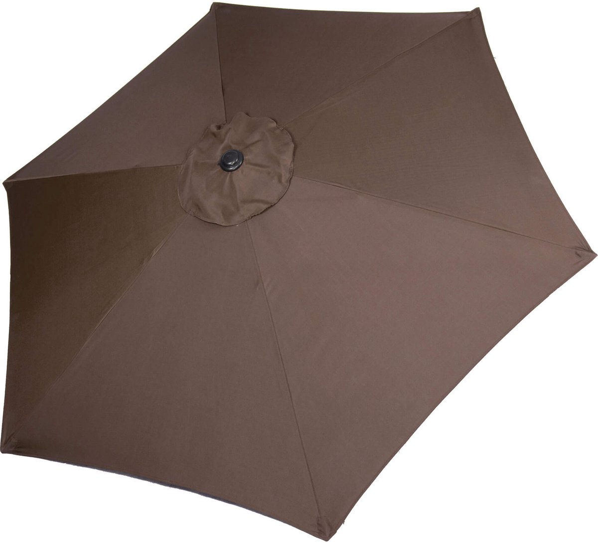 Springos Parasol | Parasols | Kantelbaar | Met ventilatie | Bruin | Ø 250 cm – foto 3