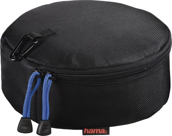 Hama Koptelefoonhoes voor on-ear-/over-ear-koptelefoon, zwart/blauw