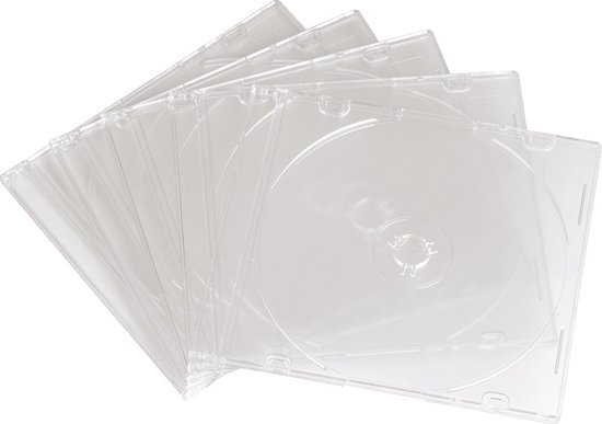Hama CD box slim 10-pack transparant