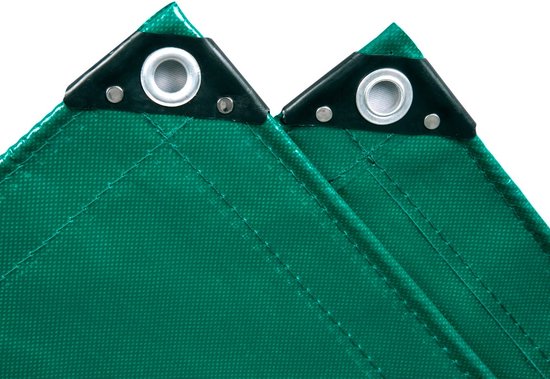 Covall Zeil Afdekzeil Lichte zeilmotten Dezeil Zeilen Waterdicht 10x10m Met Ogen 65g/m²-Zilver/Blau UV-bestendig, Winddicht Voor Boot, Auto, Camping, Zwembad, Hout