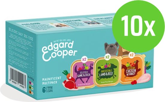 Edgard & Cooper 6x100 gr - 10 verpakkingen