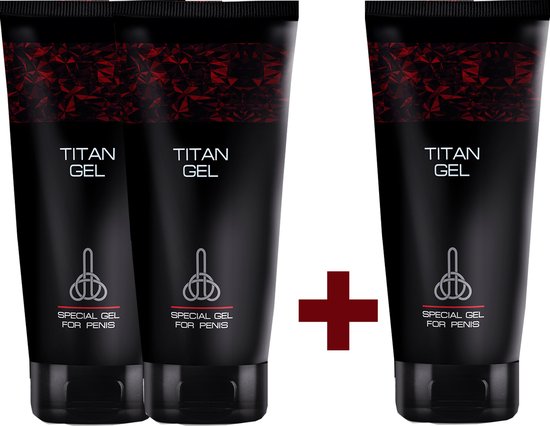 Foto: Titan gel black origineel langer genieten glijmiddel hydratatie vaginale droogheid intenser effect