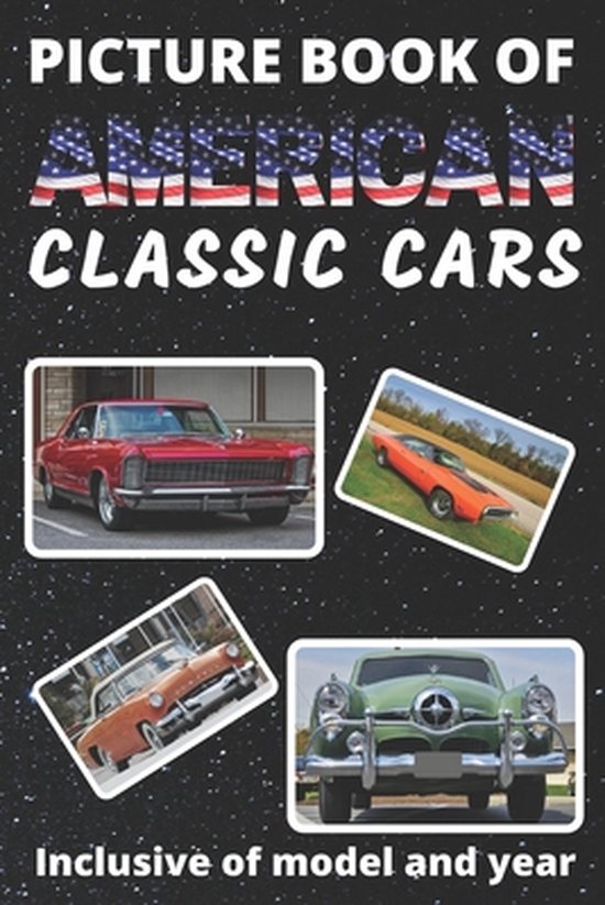 Dementia Books- Picture Book of American Classic Cars - cover