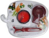 Set de cuisine - Rouge - Plastique - Accessoires de cuisine - Ustensiles de cuisine - Cuisine