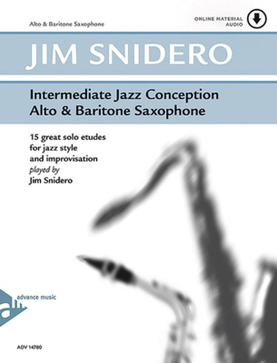 Intermediate Jazz Conception Alto & Baritone Saxophone 15 Great Solo