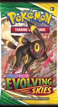 Pokemon Sword&Shield Evolving Skies Trading Cards doos met 36 zakjes a 10 plaatjes