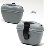 Beloningstasje - Beloningen - Tasje - Hondensport - Honden training - Training- Hond - Silicone - Grijs