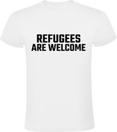 Refugees | Heren T-shirt | vluchtelingen |oekraine | syrie | Wit