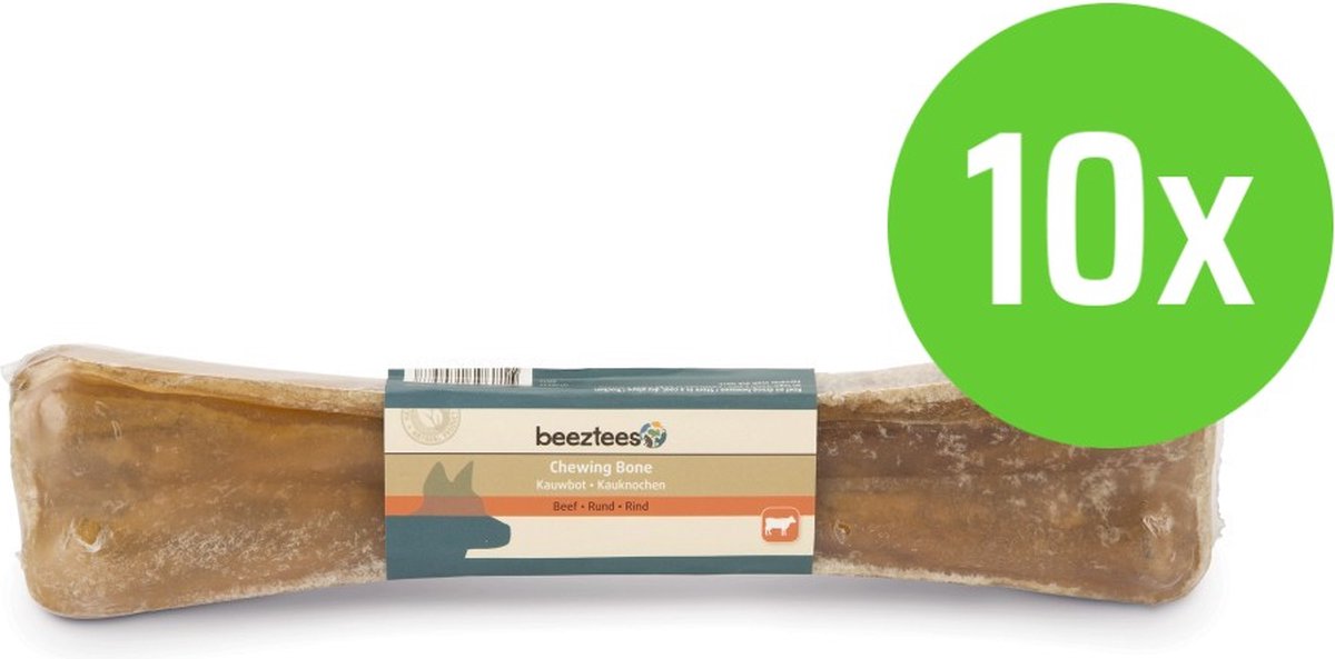 Beeztees Kauwbot - 31 cm - hondensnack - 340-360 gram - 10 Verpakkingen