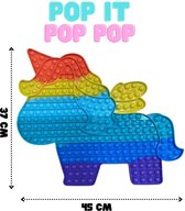 Pop IT XXL - Eenhoorn extra grote pop it - Fidget toys - Pop IT Fidget Toy