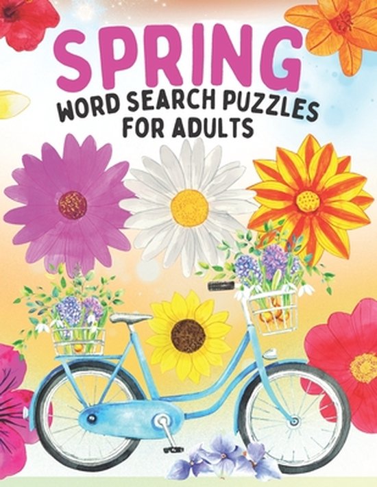 Foto: Spring word search puzzles for adults word search book for adults large print