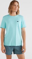 O'Neill T-Shirt Men Jack's Base Aqua Spalsh M - Aqua Spalsh Materiaal: 100% Katoen (Biologisch) Round Neck