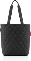 Reisenthel Classic Shopper M Schoudertas - 8L - Rhombus Black Zwart