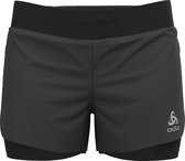 ODLO 2-in-1 Shorts Zeroweight 3 pouces femmes - Zwart - Taille XL