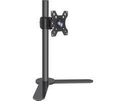 Ermeco Monitor Standaard | 13 tot 32 inch | Ergonomisch | Hoogte verstelbaar | Kantelbaar | Draaibaar | VESA 50, 75, 100 | Metaal | Model: DZ15