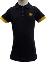 KAET - Polo - T-shirt- Meisjes -  (164/170) -Donkerblauw-Geel