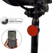 Fietsmount geschikt voor Airtag - Reflector - Antidiefstal Tracering - Zwart - Montagegereedschap voor Fietsen - Bike - Rood