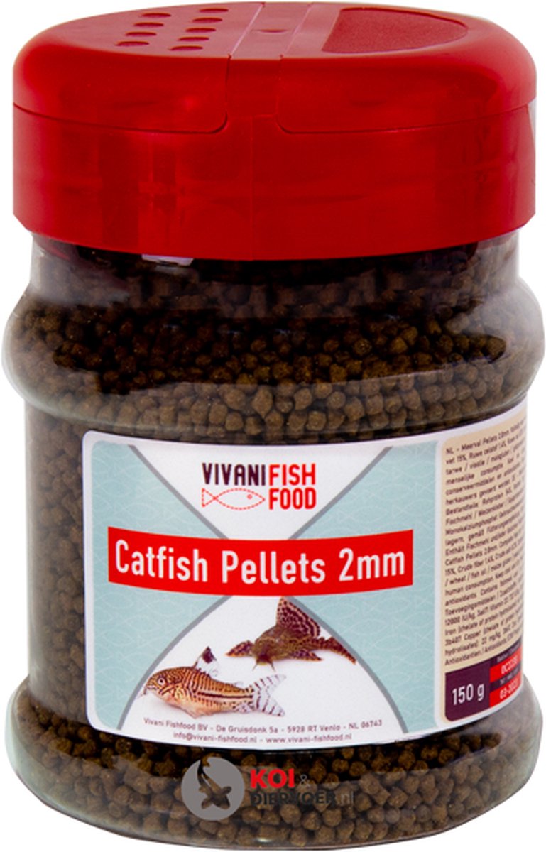 Vivani Corydoras/ meerval pellets 2mm 150Gr