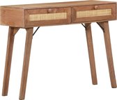 Sidetable 100x35x76 cm massief mangohout