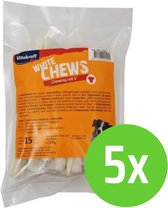 Vitakraft Chewing Roll 6 Inch - hondensnack - 15 stuks - 5 Verpakkingen