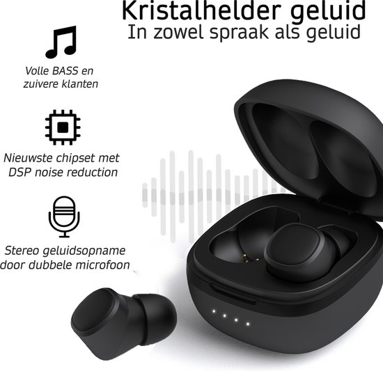 Orkaan proza Nuttig Qbuds Wireless Earphones – Meest kleine en lichtste draadloze oordopjes –  Bluetooth... | bol.com