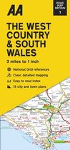 Road Map Britain 01. West Country & South Wales 1 : 200 000