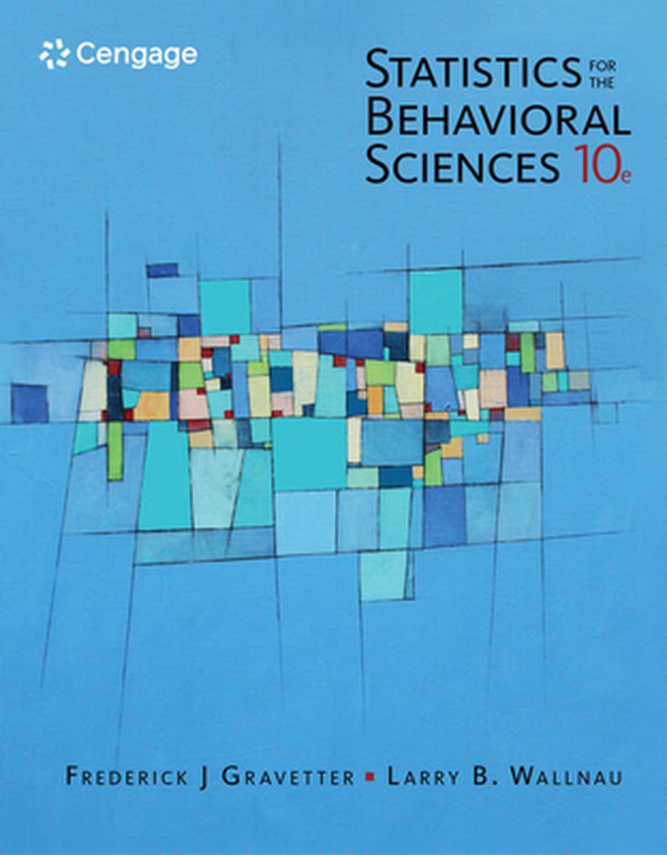 Statistics for the Behavioral Sciences - Larry Wallnau