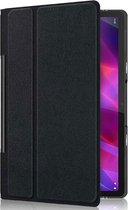 Lenovo Yoga Tab 11 Bookcase hoesje - Just in Case - Effen Zwart - Kunstleer