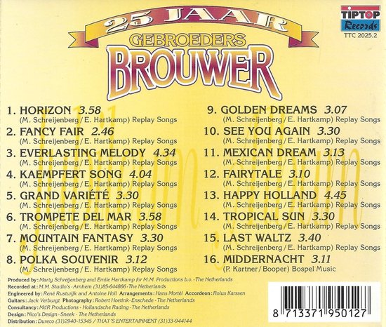Jubileum Album - Gebroeders Brouwer
