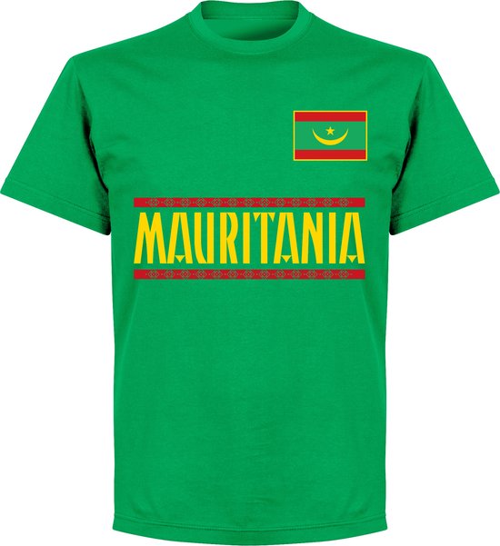 Mauritanië Team T-Shirt - Groen - XXL