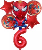 Spiderman Marvel Hero Party Ballon 6 pièces Ballon en aluminium Anniversaire - Fête d'enfants - Décoration - Décoration