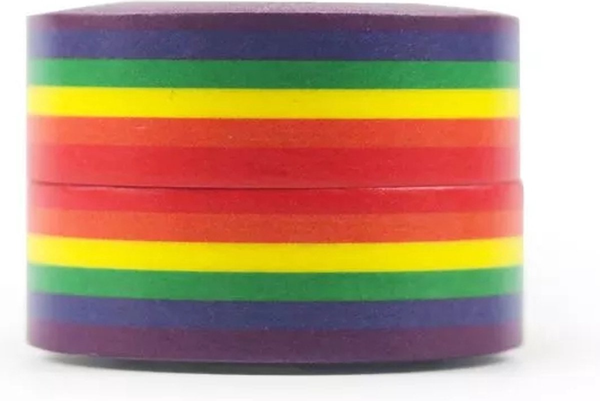 NUOBESTY 10rollen Kleurige Washi Tape Regenboog Plakband Voor Scrapbooking Decoratie Voor Notitieboekjes Telefoons Persoonlijke Ruimtes